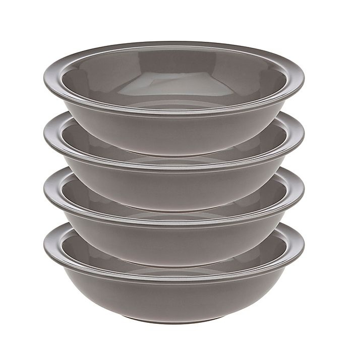 slide 2 of 2, Godinger Chaddsford Pasta Bowls - Slate, 4 ct