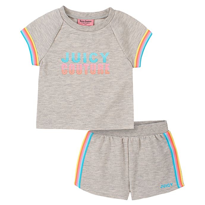 slide 1 of 1, Juicy Couture 2PC SHORT SET-3/6M, 1 ct