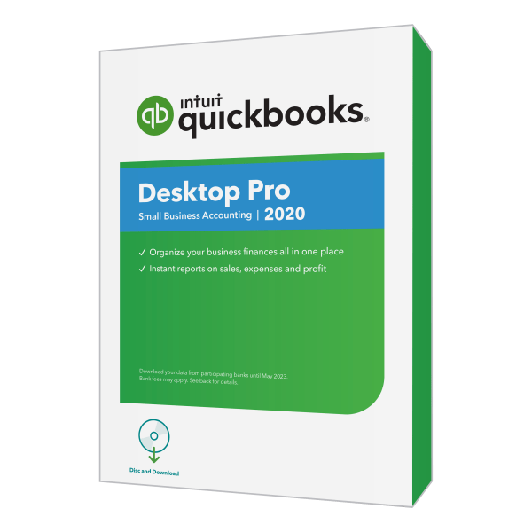 slide 1 of 1, QuickBooks 2020, Desktop Pro, Traditional Disc, 1 ct