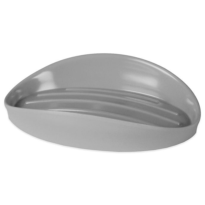 slide 1 of 1, Umbra Curvino Soap Dish - Charcoal, 1 ct