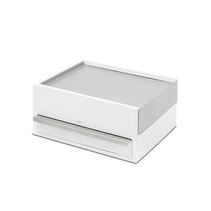 slide 3 of 7, Umbra Stowit Jewelry Box - White/Nickel, 1 ct