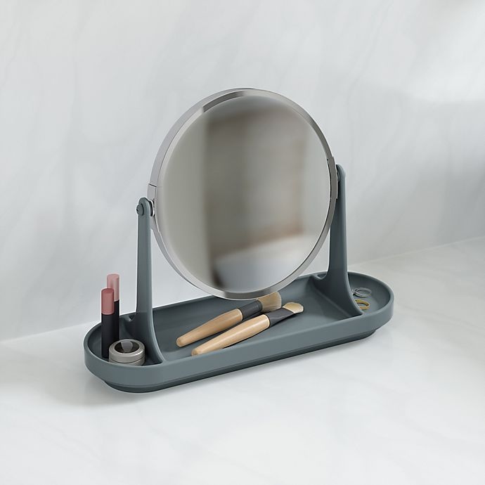 slide 6 of 6, Umbra Curvino Vanity Mirror - Charcoal, 1 ct