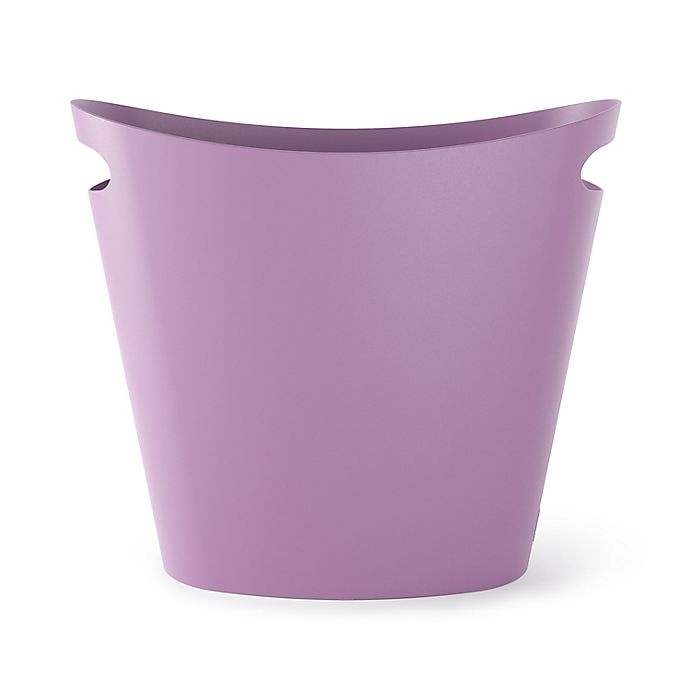 slide 2 of 3, Simply Essential Slim Trash Can - Lavender, 2 gal