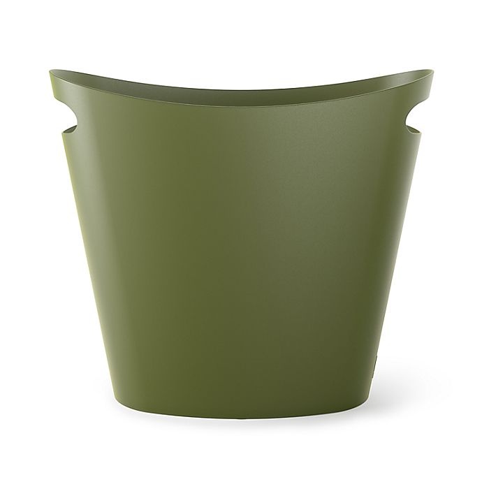 slide 2 of 3, Simply Essential Slim Trash Can - Moss, 2 gal