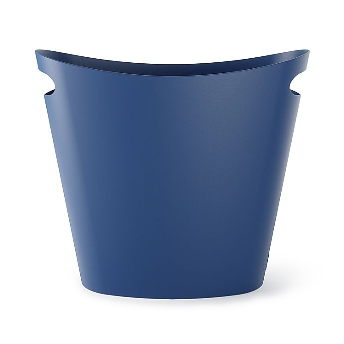 slide 2 of 3, Simply Essential Slim Trash Can - Navy, 2 gal