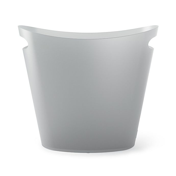 slide 2 of 3, Simply Essential Slim Trash Can - Grey, 2 gal