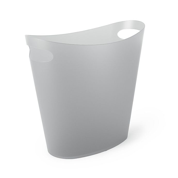 slide 1 of 3, Simply Essential Slim Trash Can - Grey, 2 gal