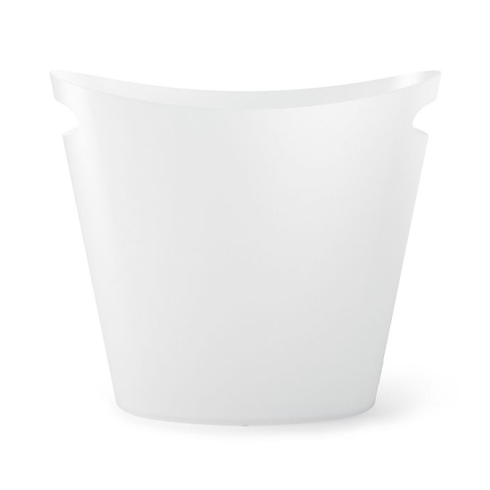 slide 2 of 3, Simply Essential Slim Trash Can - White, 2 gal