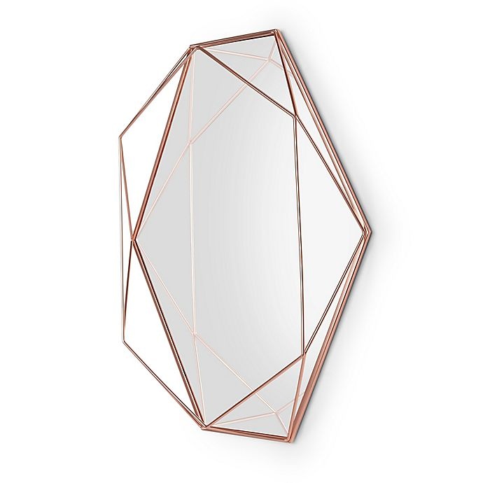 slide 3 of 5, Umbra Prisma Wall Mirror - Copper, 24.5 in x 18.75 in