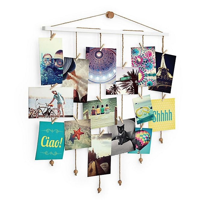 slide 2 of 2, Umbra Dangle Photo Display Wall Collage - White, 1 ct