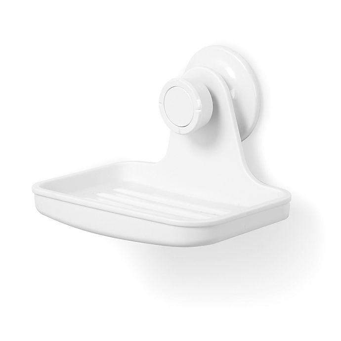 slide 2 of 3, Umbra Flex Gel-Lock Soap Dish - White, 1 ct