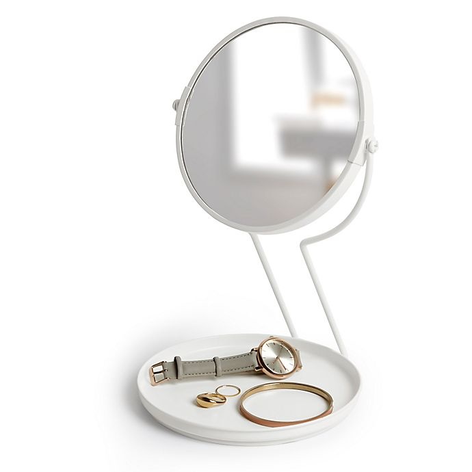 slide 2 of 2, Umbra 5x See Me Magnification Mirror - White, 1 ct