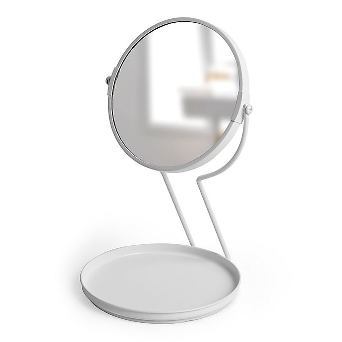 slide 1 of 2, Umbra 5x See Me Magnification Mirror - White, 1 ct