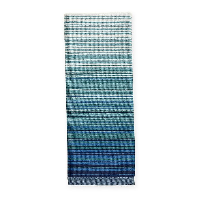 slide 1 of 1, ED Ellen DeGeneres Shiburi Stripe Dual Purpose Kitchen Towel - Blue, 1 ct