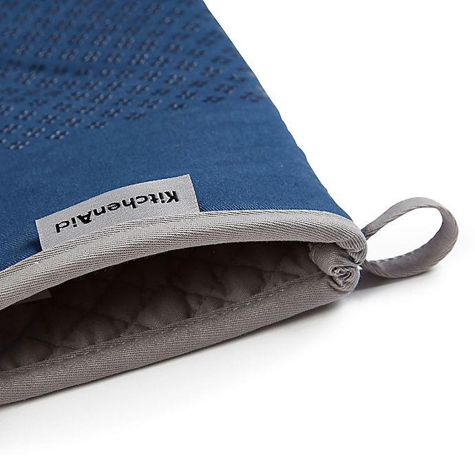 slide 3 of 4, KitchenAid Asteroid Diamond Oven Mitt - Blue, 2 ct