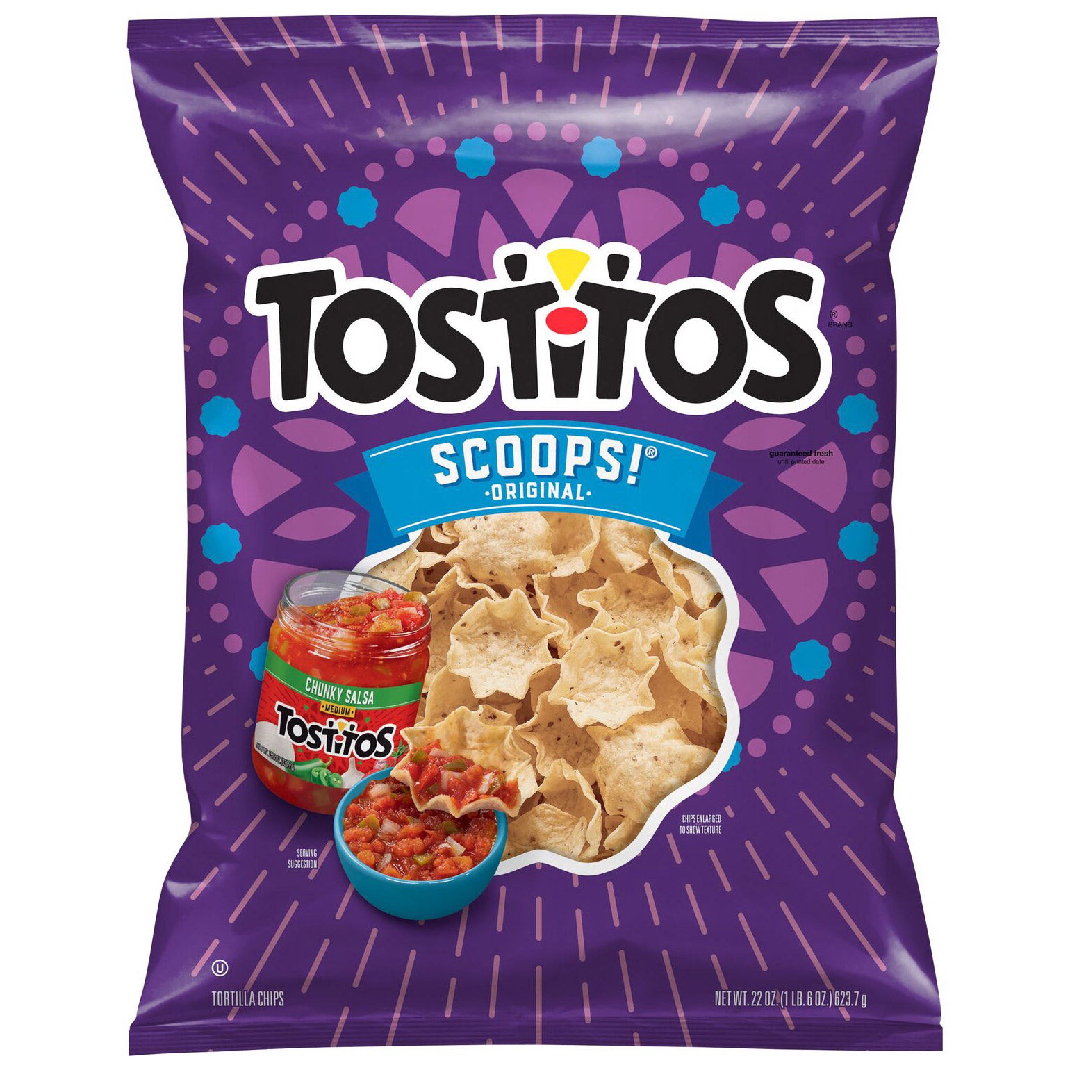 slide 1 of 1, Tostitos Scoops, 22 oz, 