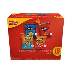 Frito Lay Doritos & Cheetos Mix 18 Count