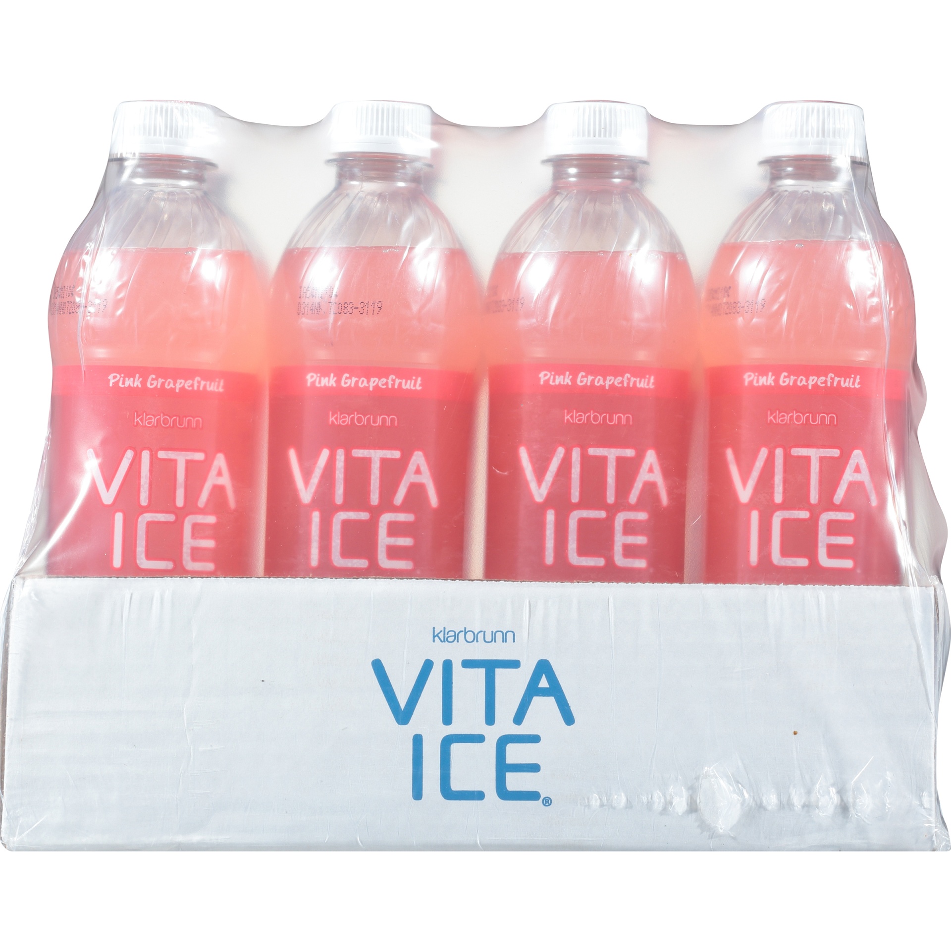 slide 2 of 6, Vita Ice Klarbrunn Vita Ice Pink Grapefruit Sparkling Water 12-17 Fl. Oz. Bottles, 1 ct