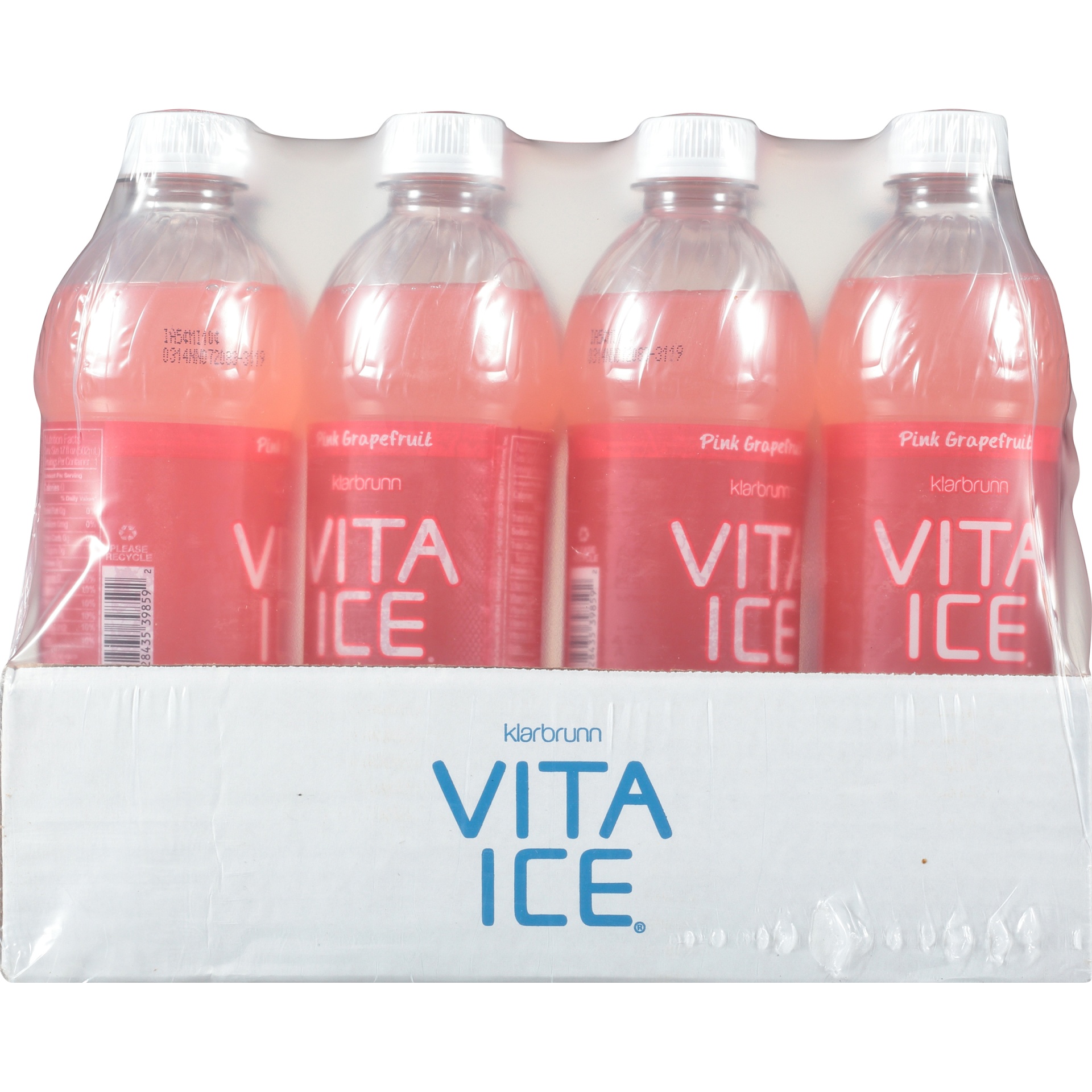 slide 3 of 6, Vita Ice Klarbrunn Vita Ice Pink Grapefruit Sparkling Water 12-17 Fl. Oz. Bottles, 1 ct