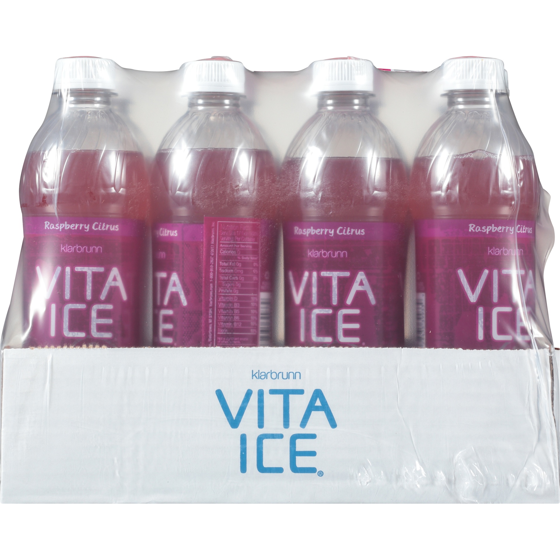 slide 4 of 6, Vita Ice Klarbrunn Vita Ice Raspberry Citrus Sparkling Water 12Pk, 17 fl oz