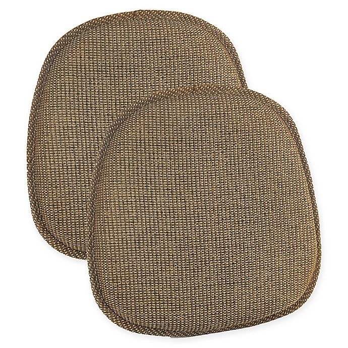 slide 1 of 3, Klear Vu Gripper Tonic Bistro Chair Pads - Gold, 2 ct