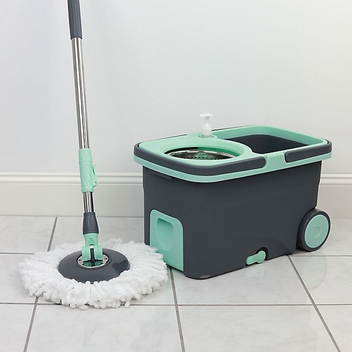 slide 3 of 3, Casabella Spin Cycle Mop - Mint, 1 ct