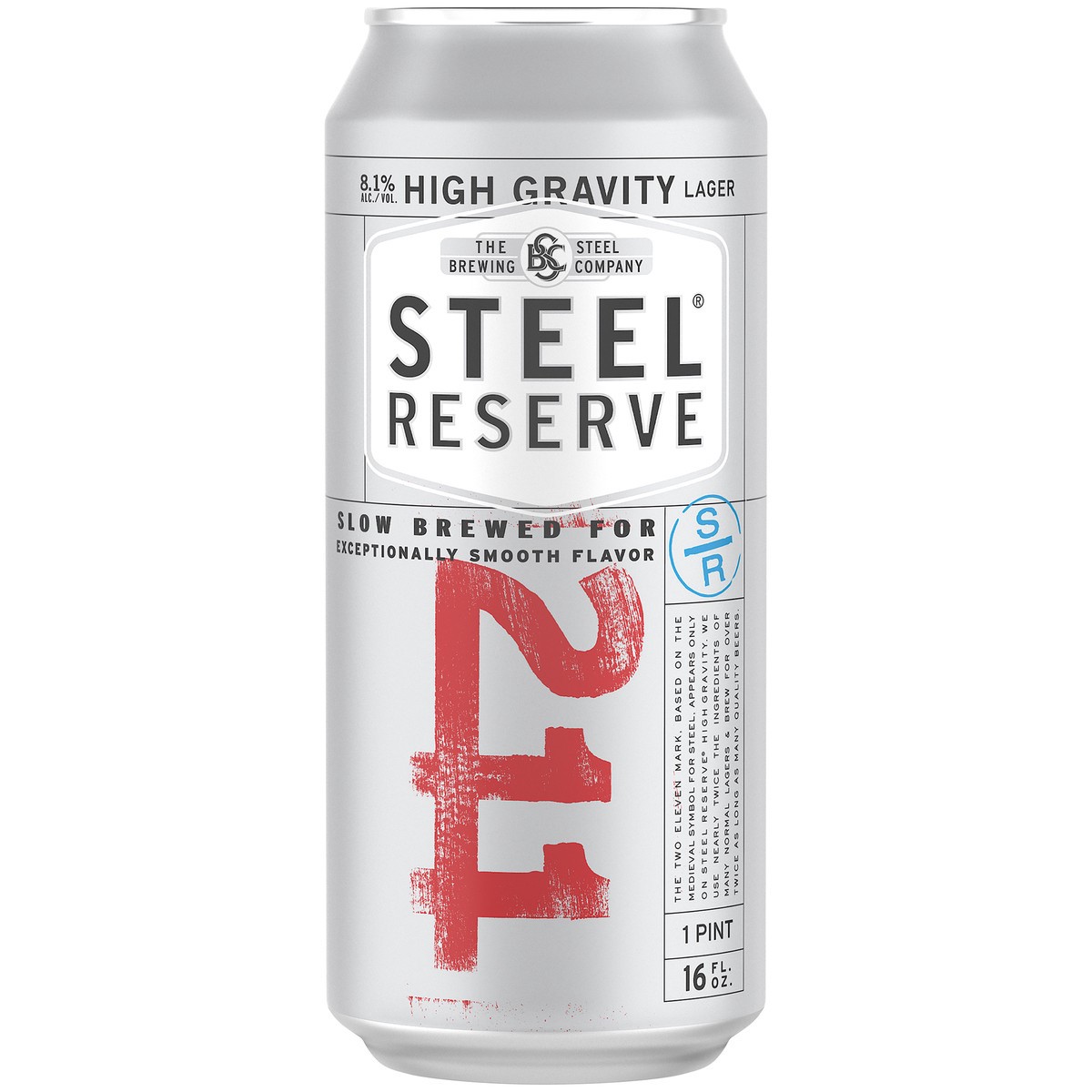 slide 1 of 3, Steel Reserve Malt Beverage High Gravity 6Pk, 384 oz