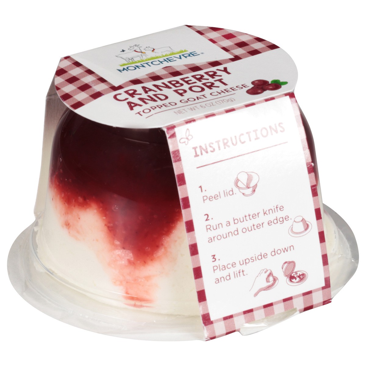 slide 9 of 13, Montchevre Topped Goat Cranberry and Port Cheese 6 oz, 6 oz
