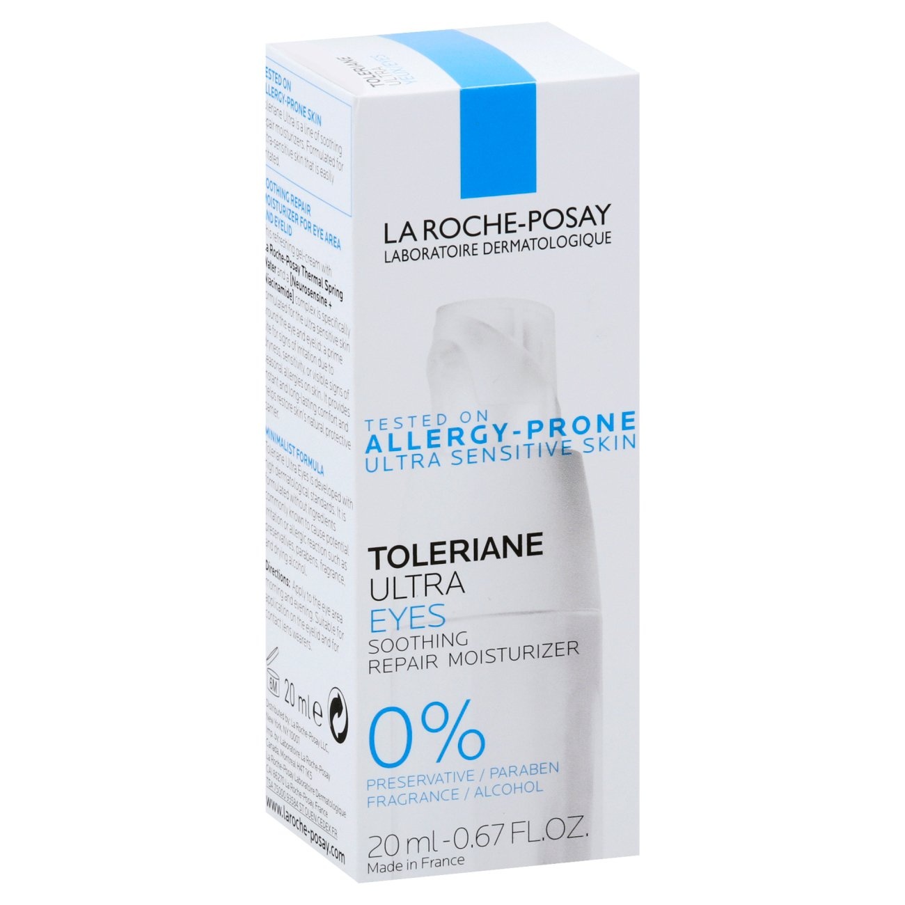 slide 1 of 2, La Roche-Posay Toleriane Ultra Soothing Eye Cream, 0.67 oz