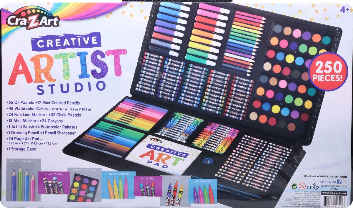 slide 6 of 11, Cra-Z-Art Creative Artist Studio 250 ea, 250 ct