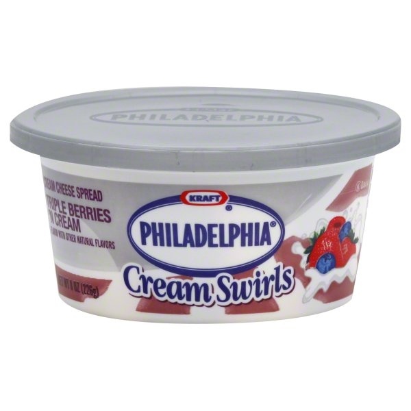 slide 1 of 1, Kr Phili Berries Cream, 8 oz