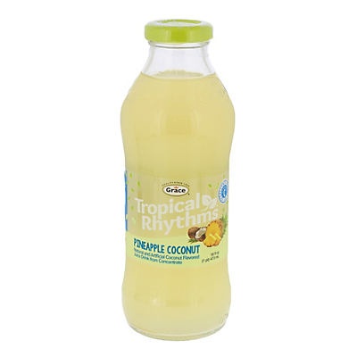 slide 1 of 1, Grace Tropical Rhythms Pineapple Coconut Juice Drink, 16 oz