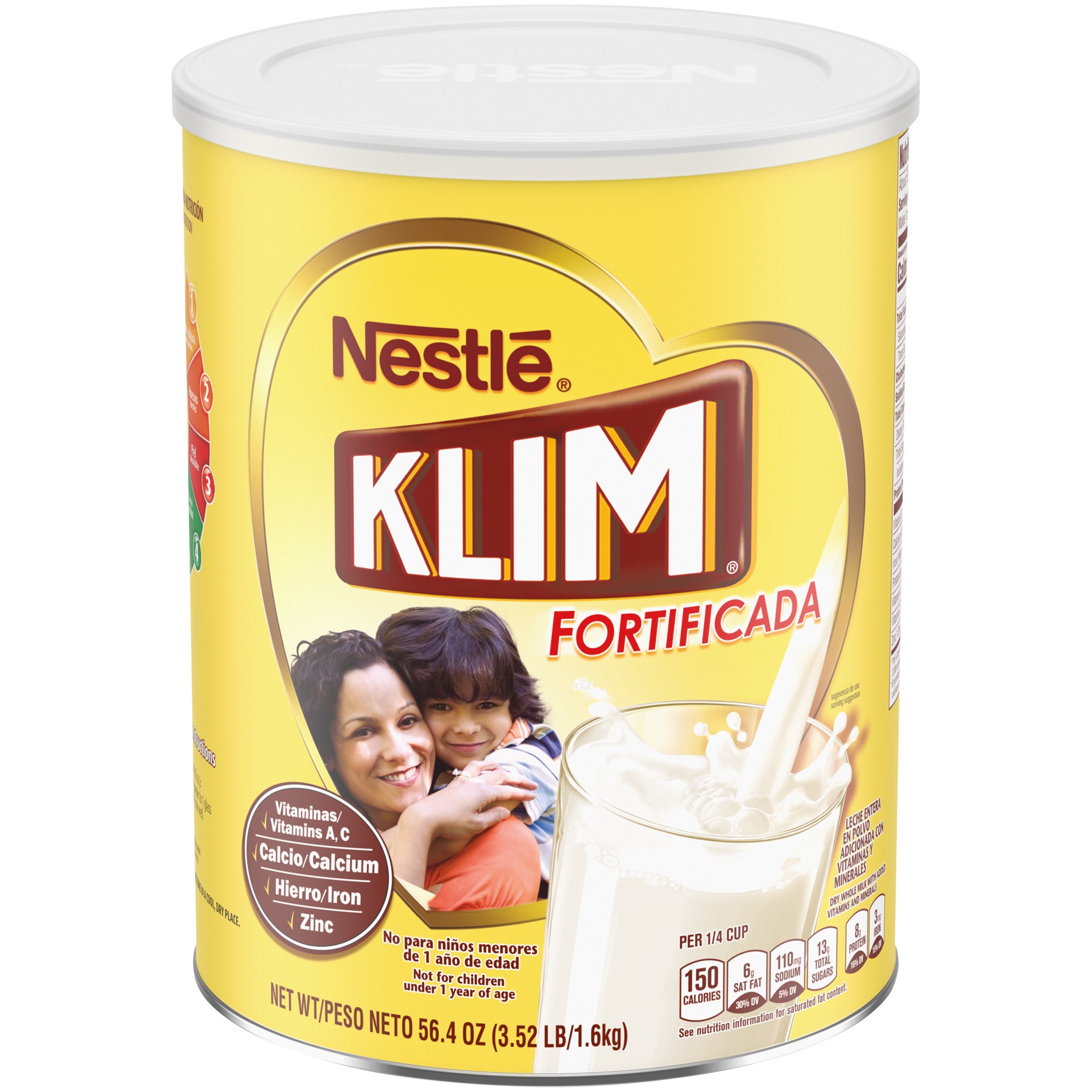 slide 1 of 2, Klim Nestle Klim Dry Whole Milk, 56.3 oz