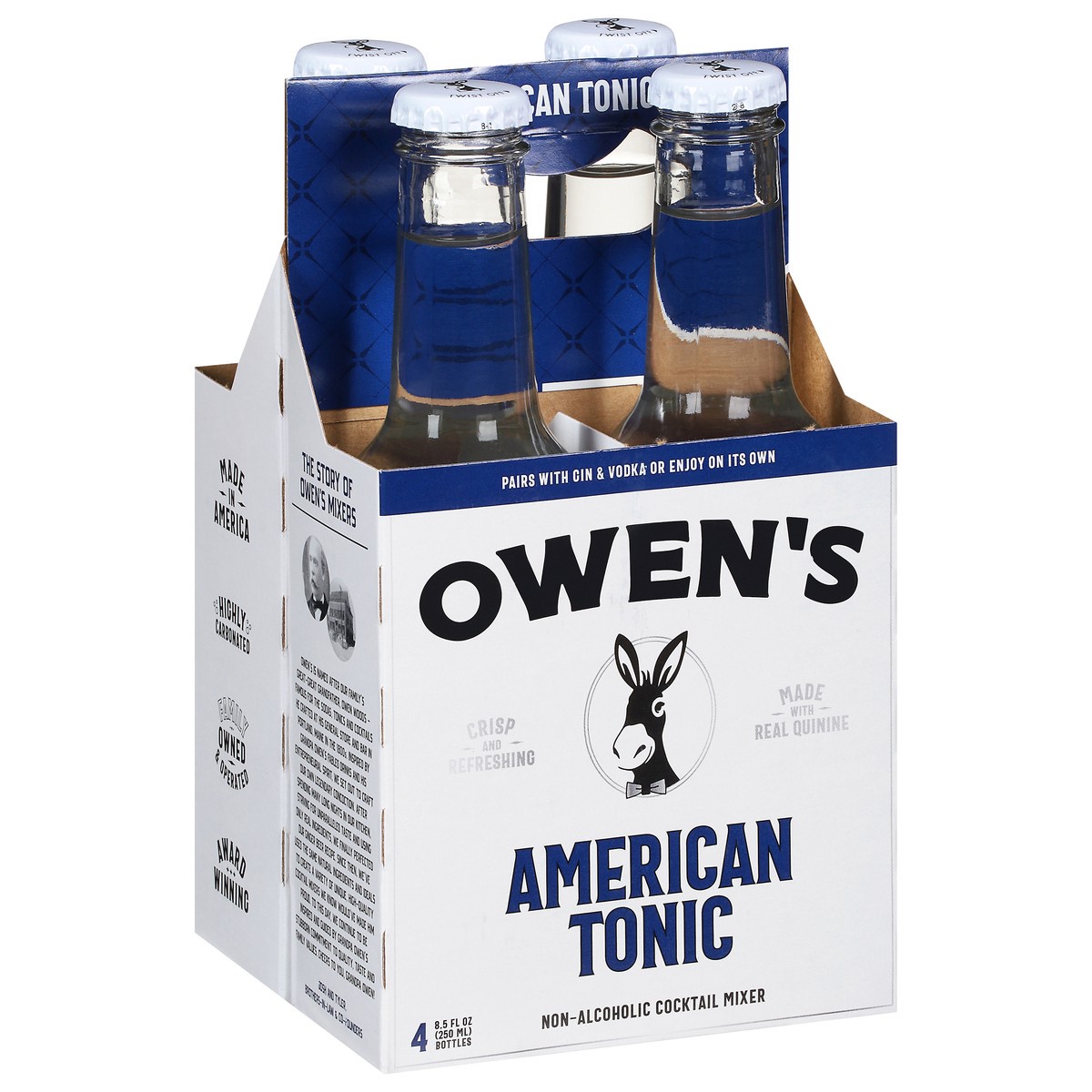 slide 3 of 12, Owen's Non-Alcoholic American Tonic Cocktail Mixer - 4 ct, 4 ct