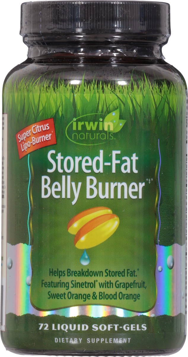 slide 4 of 10, Irwin Naturals Stored-Fat Belly Burner 72 Liquid Soft-Gels, 72 ct
