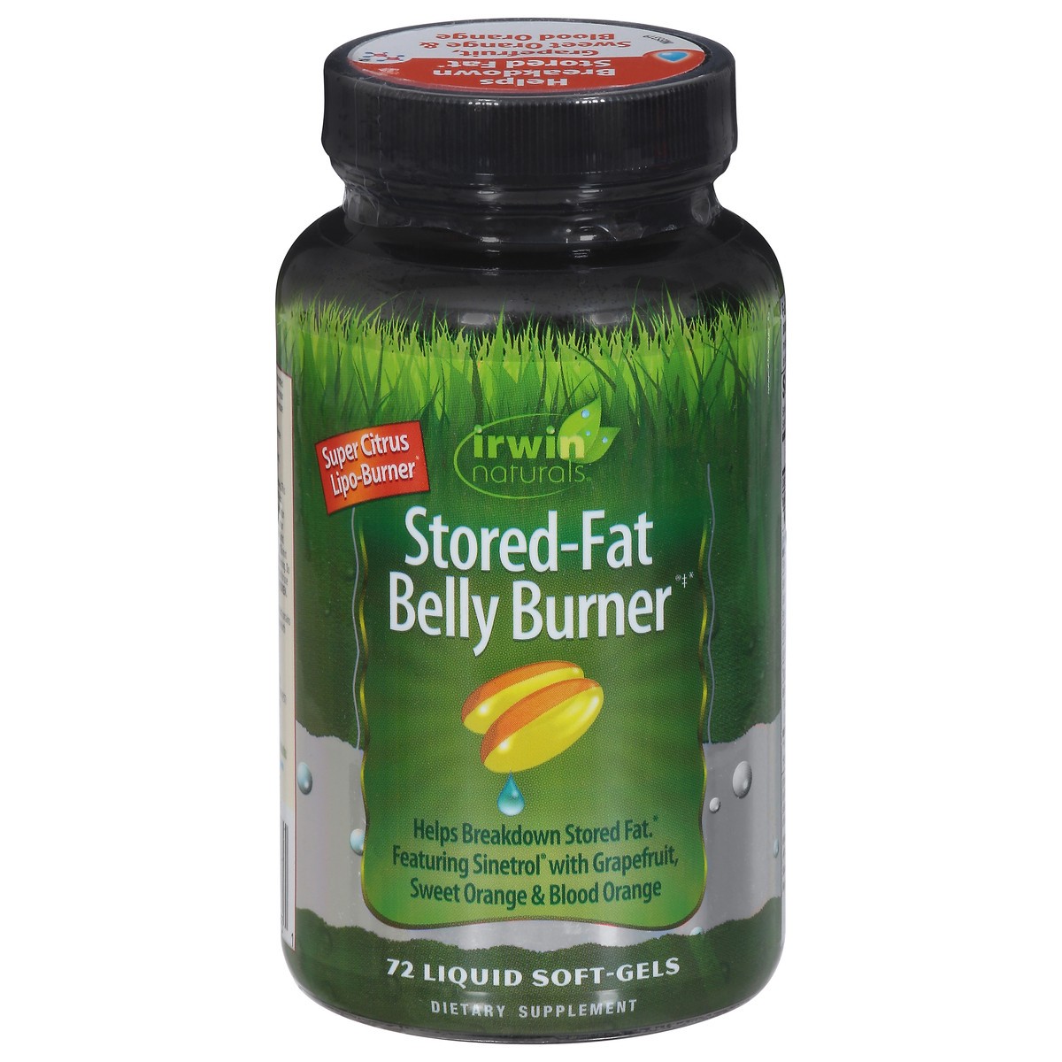 slide 10 of 10, Irwin Naturals Stored-Fat Belly Burner 72 Liquid Soft-Gels, 72 ct