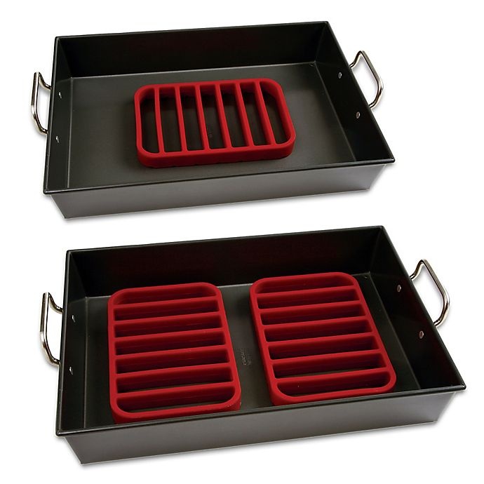 slide 4 of 5, Norpro Nonstick Silicone Roasting Rack - Red, 1 ct