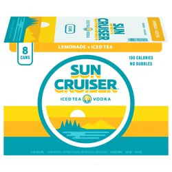 Sun Cruiser Iced Tea Vodka, Lemonade + Iced Tea (12 fl. oz. Can, 8 pk.)
