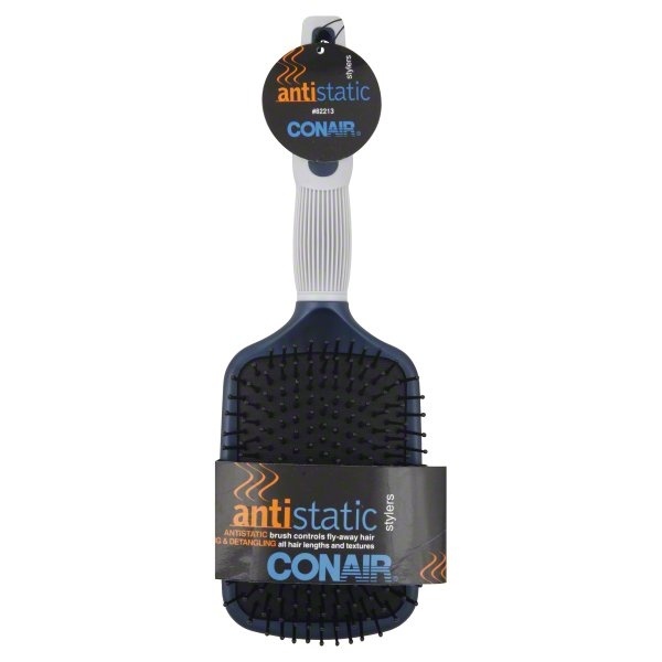 slide 1 of 1, Conair Anti Static Paddle Brush, 1 oz