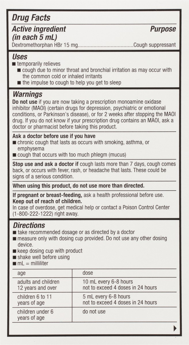 slide 10 of 17, TopCare Health Orange Flavor Cough Relief 4 fl oz, 4 fl oz