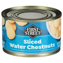 First Street Sliced Water Chestnuts
