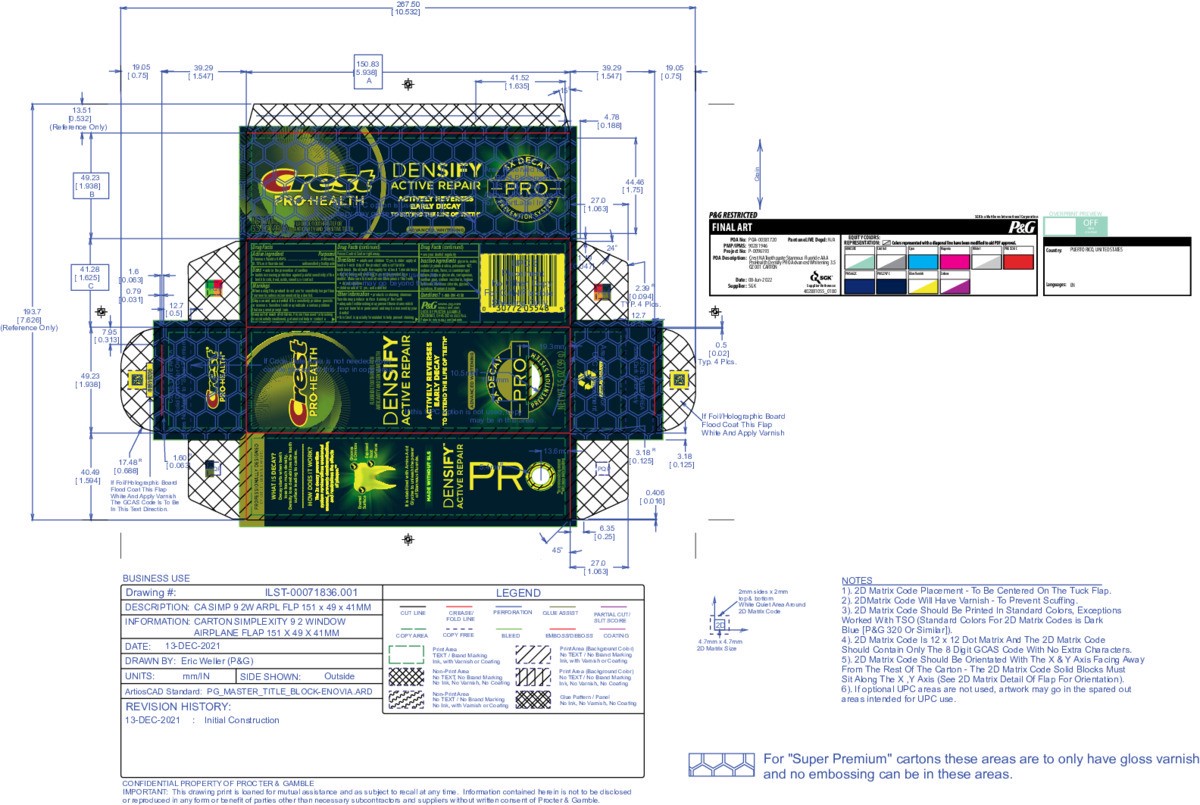 slide 6 of 12, Crest Pro-Health Densify Advanced Whitening Toothpaste, 3.5 oz