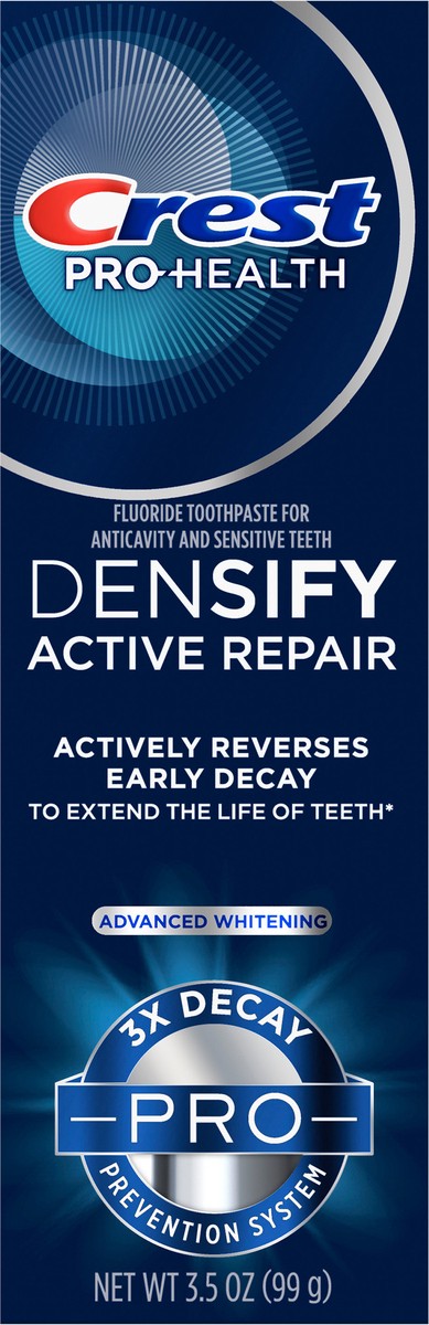 slide 11 of 12, Crest Pro-Health Densify Advanced Whitening Toothpaste, 3.5 oz
