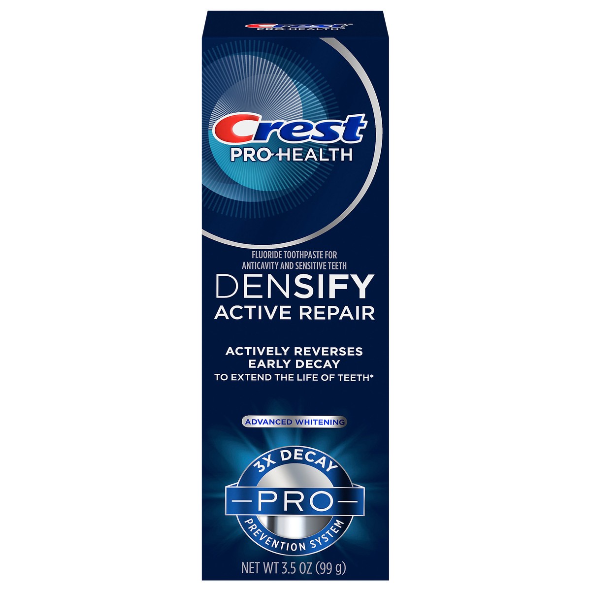 slide 1 of 12, Crest Pro-Health Densify Advanced Whitening Toothpaste, 3.5 oz