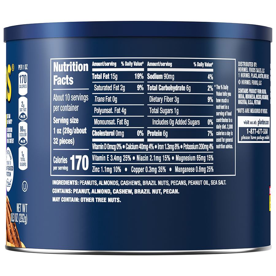 slide 3 of 5, Planters Salted Mixed Nuts 10.3 oz, 10.3 oz
