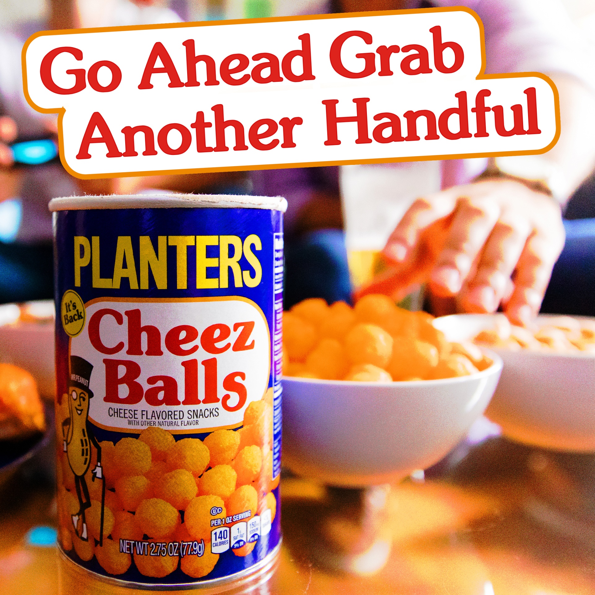 slide 4 of 14, Planters Cheez Balls Puffed Snack, 2.75 oz