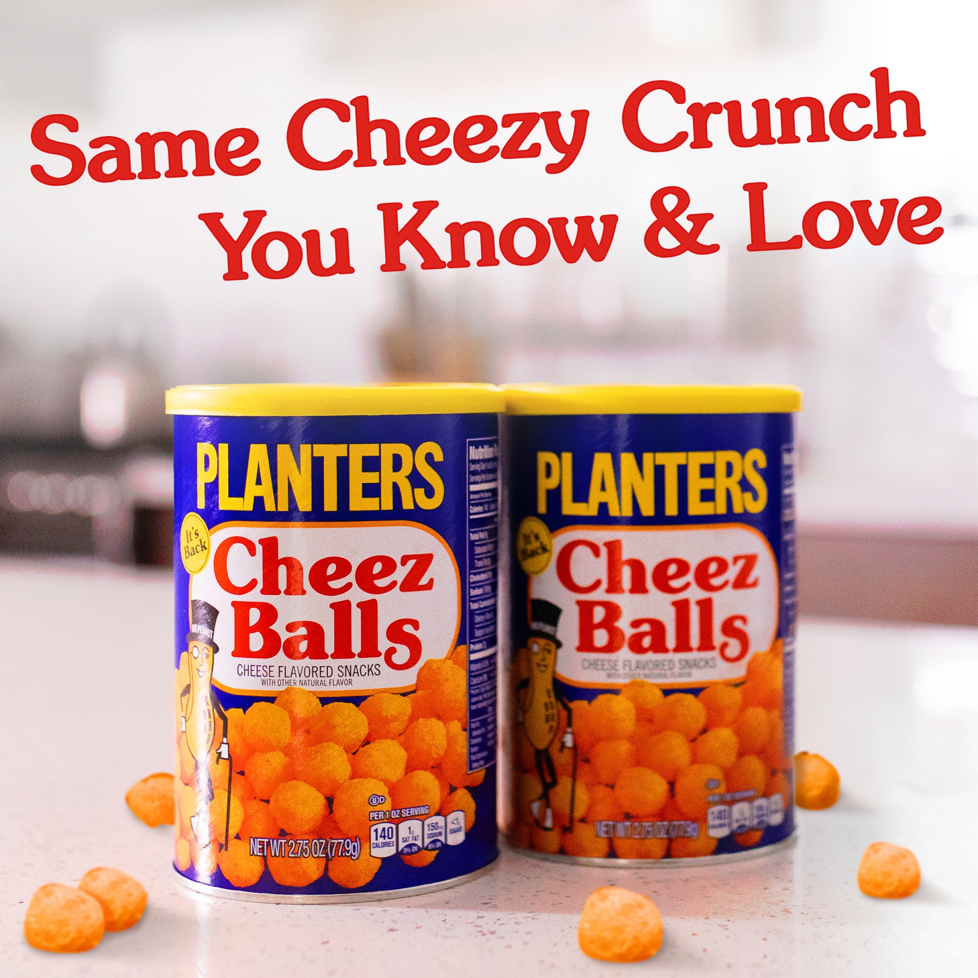 slide 10 of 14, Planters Cheez Balls Puffed Snack, 2.75 oz