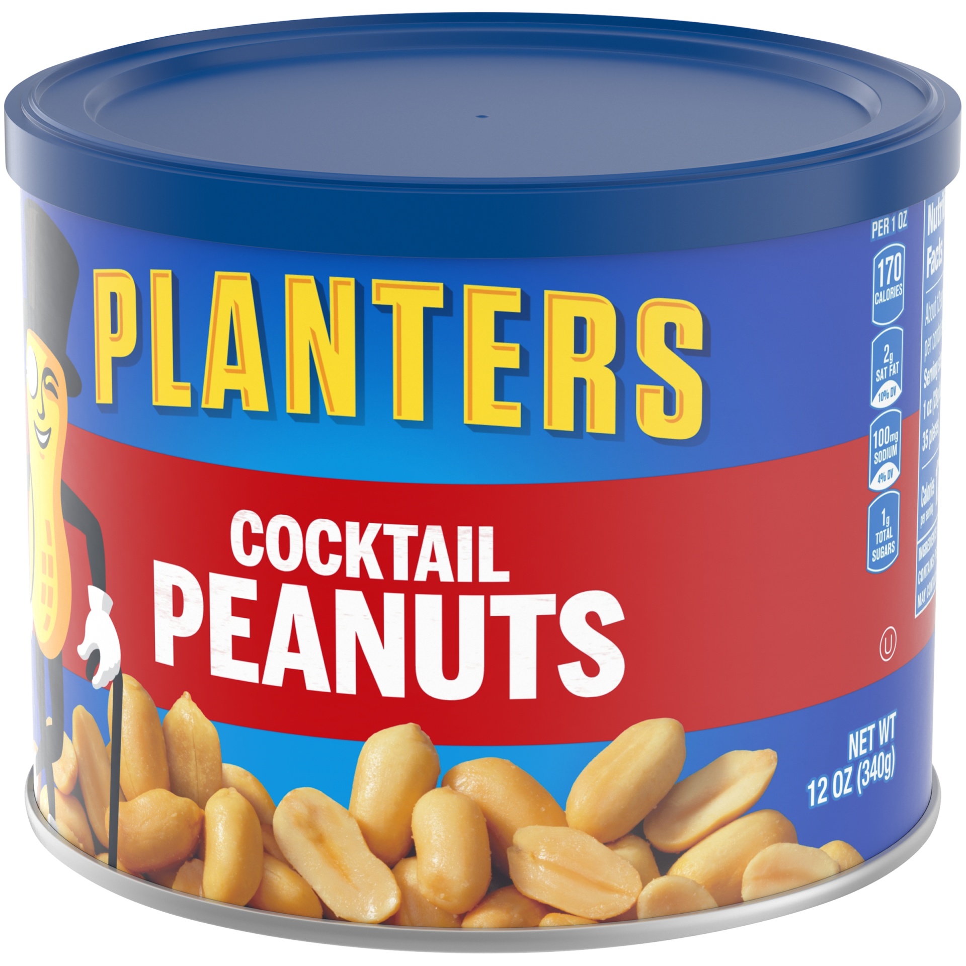 slide 6 of 7, Planters Salted Cocktail Peanuts - 12 oz, 12 oz
