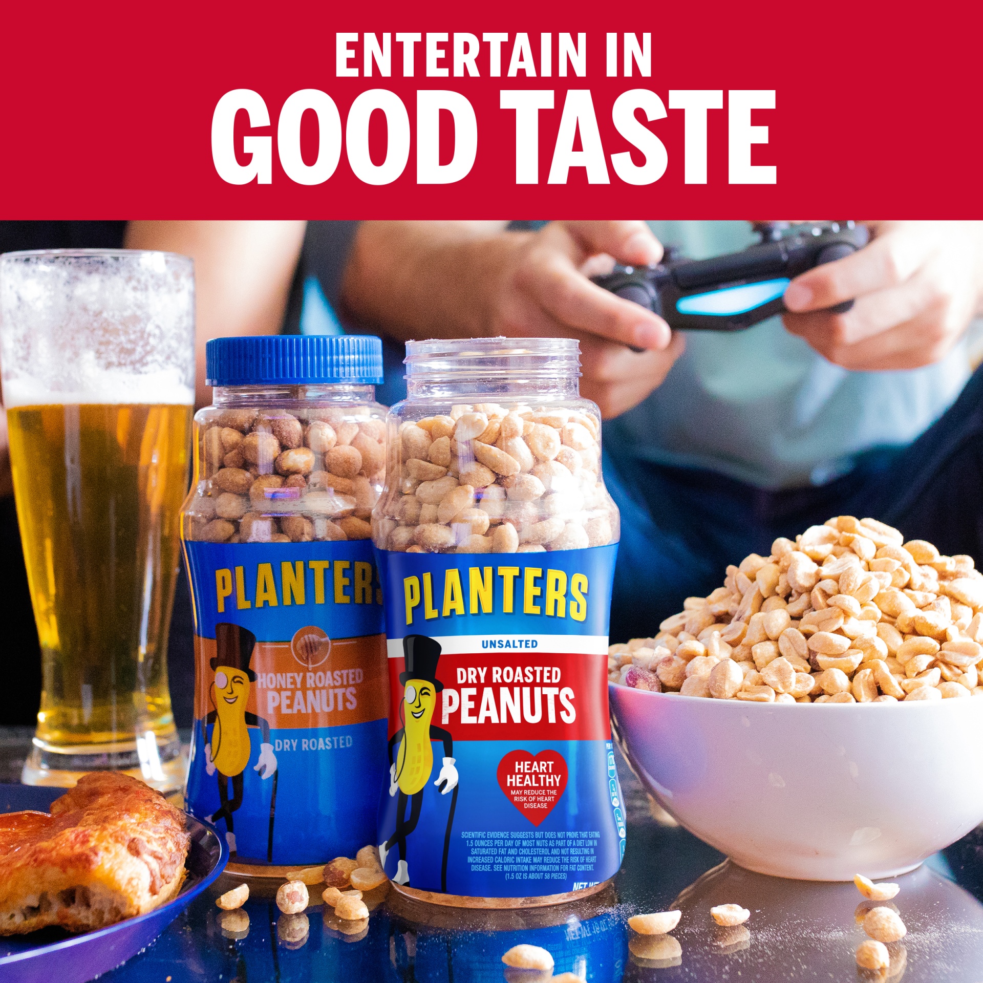 slide 9 of 13, Planters Dry Roasted Unsalted Peanuts 16 oz, 16 oz
