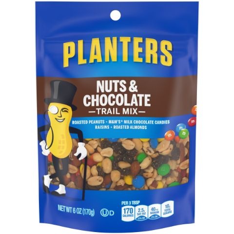 slide 1 of 1, Planters Trail Mix Nut & Choclate, 6 oz